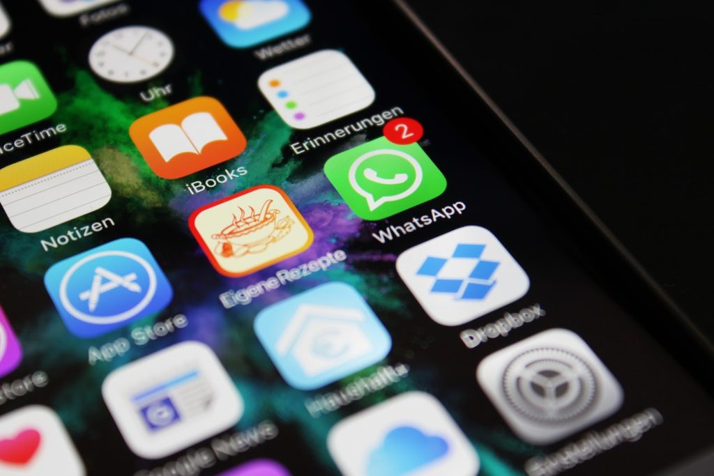 WhatsApp Business aberto na tela de um smartphone