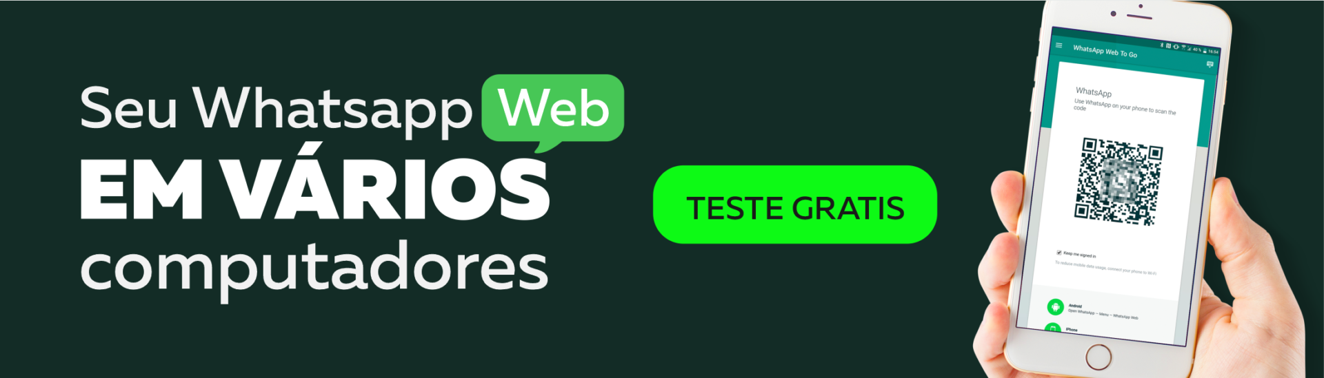 WhatsApp Web em varios computadores