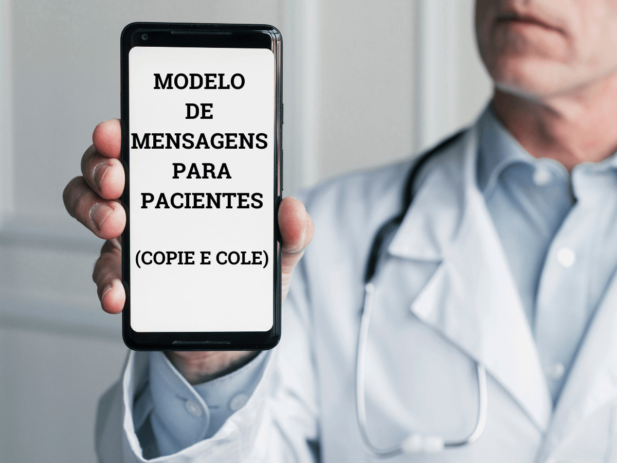 modelo de mensagem para pacientes