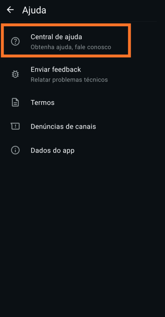 Suporte do WhatsApp 3